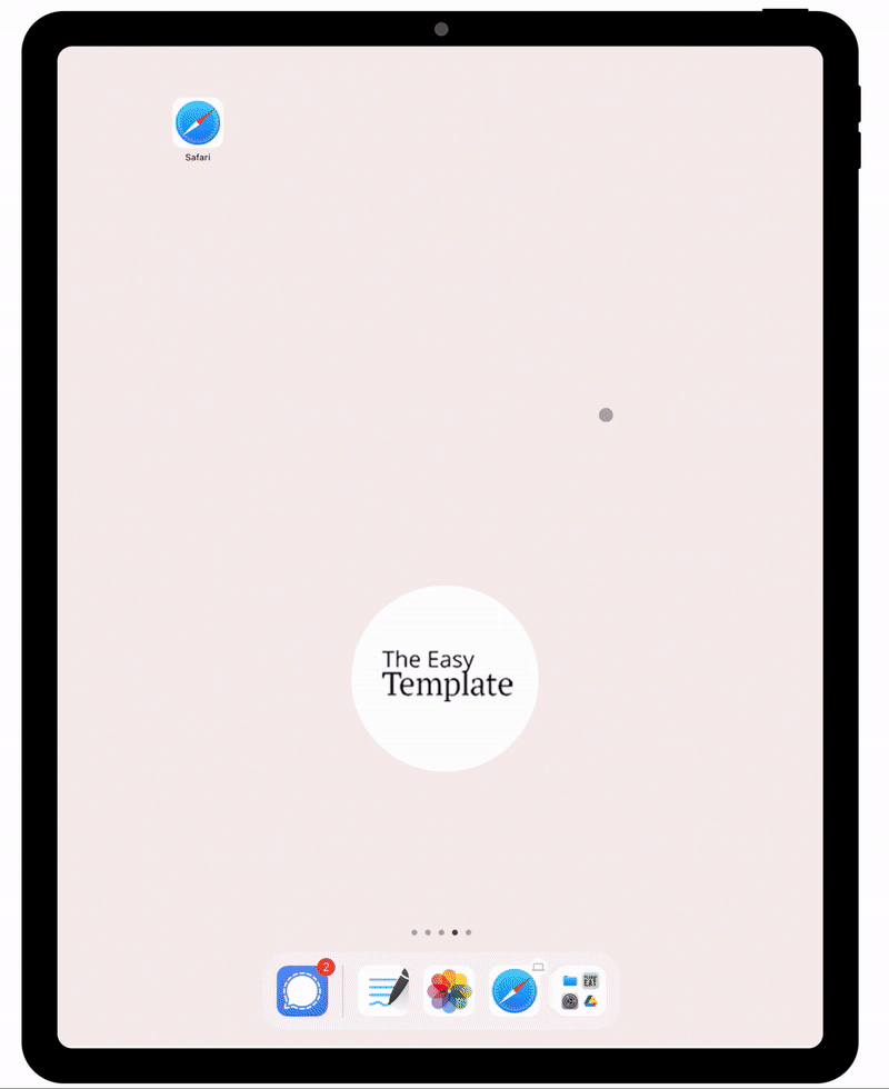 Demonstration of How do I import a digital planner or notebook into GoodNotes with safari