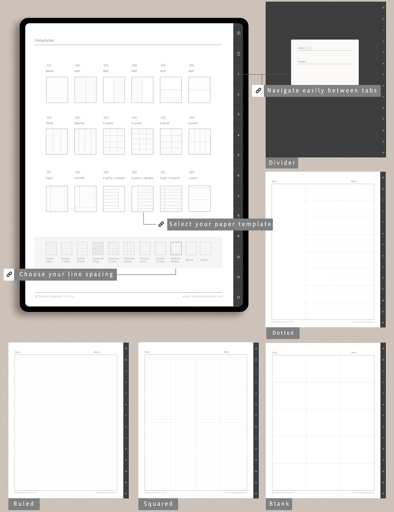 goodnotes bullet journal template free