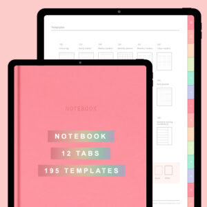 TheEasyTemplate - Digital Notebook, Digital Planner, Printables