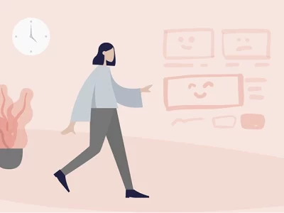 A relevant image that complements the blog post highlighting six compelling reasons for students to adopt digital notebooks at school. The image features a students heading to her a classroom setting, she's engaged with her digital devices, using digital notebooks for note-taking and organization. This visually underscores the educational benefits discussed in the blog post, providing a compelling context for the content.