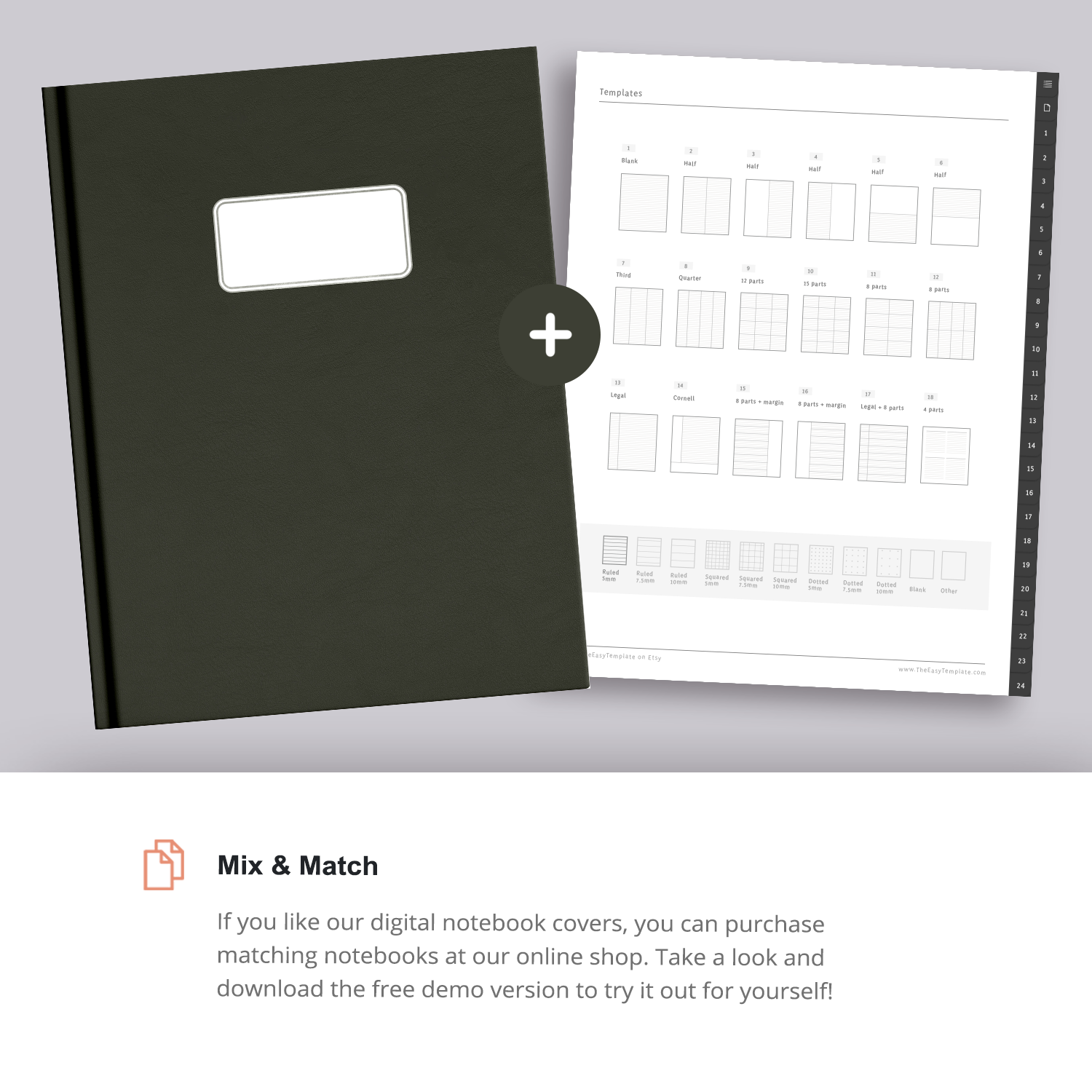 Digital Covers for GoodNotes