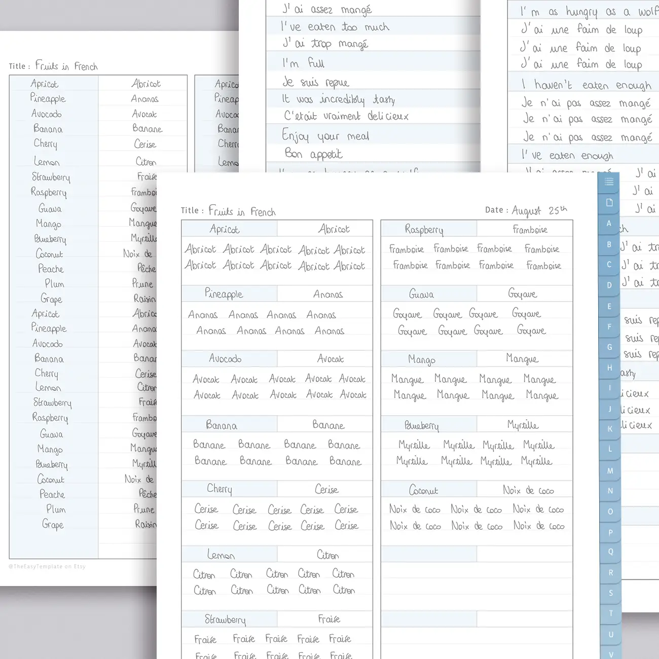 Unlock your potential with language learning using this GoodNotes Thinking Pad, featuring 4 dedicated templates.